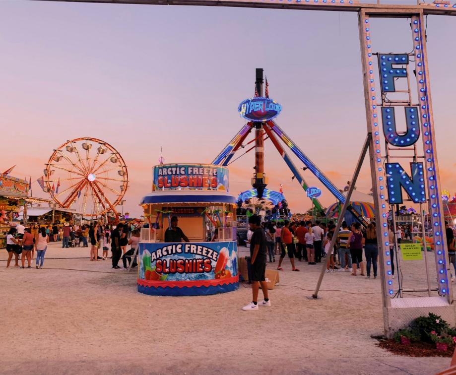 State fair at night - Katherine Auguste